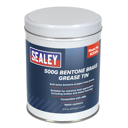 Sealey SCS104 Bentone Brake Grease Tin 500g