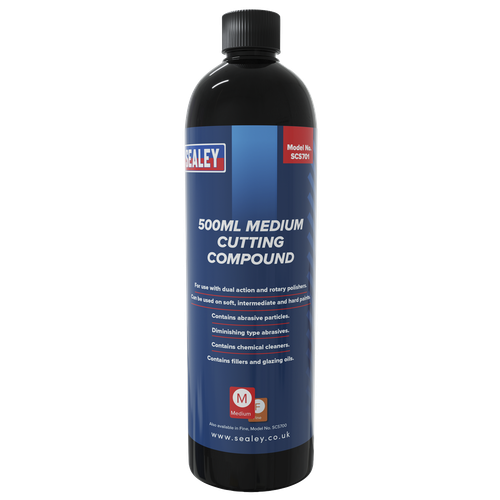 Sealey SCS701 Medium Cutting Compound 500ml