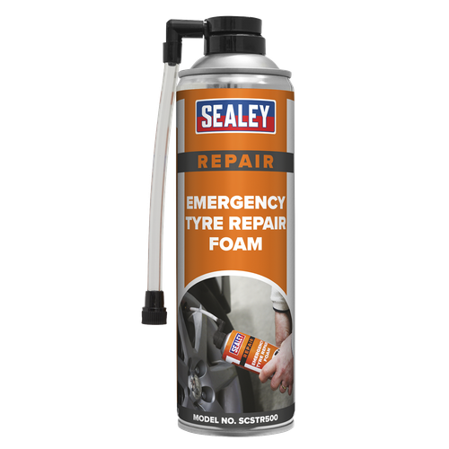 Sealey SCSTR500 Emergency Tyre Repair Foam 500ml