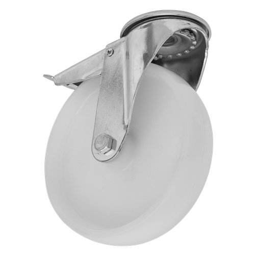 Sealey SCW4100SBLEM 100mm Castor Wheel with Bolt Hole & Total Lock