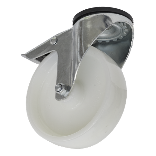 Sealey SCW4125SBL 125mm Castor Wheel with Swivel Bolt Hole & Total Lock