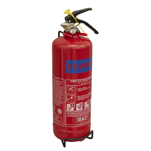 Sealey SDPE02 Dry Powder Fire Extinguisher 2kg