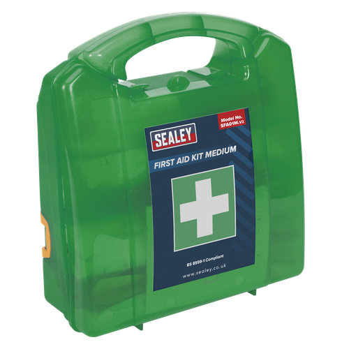 Sealey SFA01M First Aid Kit, Medium - BS 8599-1 Compliant