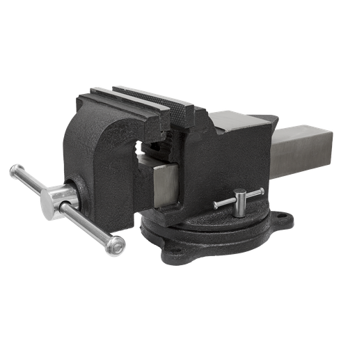 Sealey SGV200 SG Iron Industrial Vice with Swivel Base 200mm