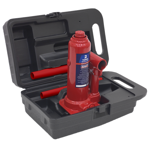 Sealey SJ2BMC Bottle Jack 2 Tonne with Storage Case