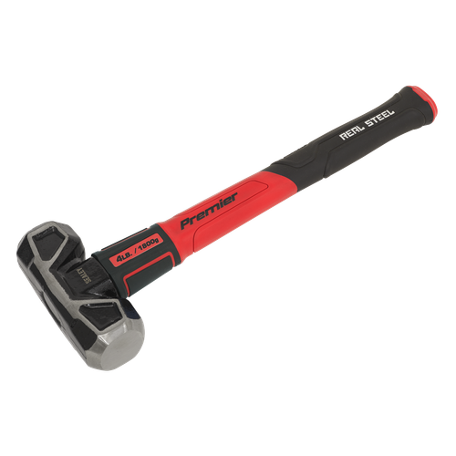 Premier SLHG04 Short Handle Sledge Hammer with Fibreglass Shaft 4lb