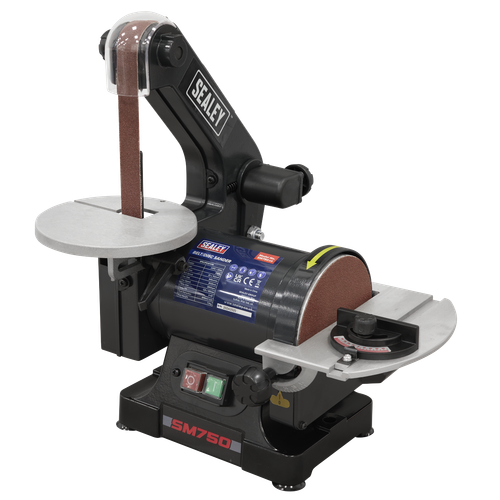 Sealey SM750 762 x 25mm Belt/125mm Disc Sander 250W/230V