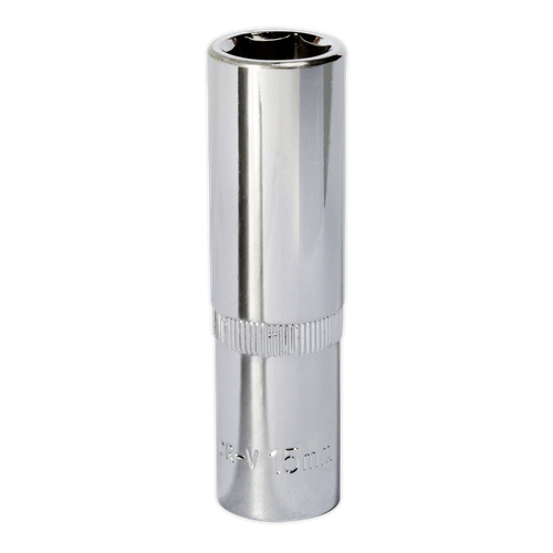 Premier SP1215D Fully Polished Deep Socket 1/2"Sq Drive 15mm