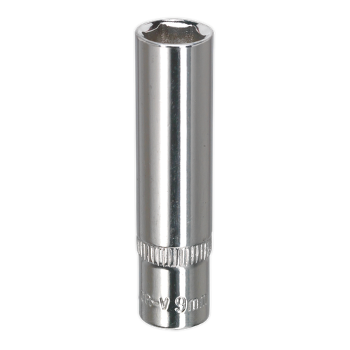 Premier SP1409D Fully Polished Deep Socket 1/4"Sq Drive 9mm