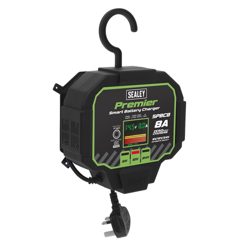 Premier SPBC8 Fully Automatic Battery Charger & Maintainer 8A