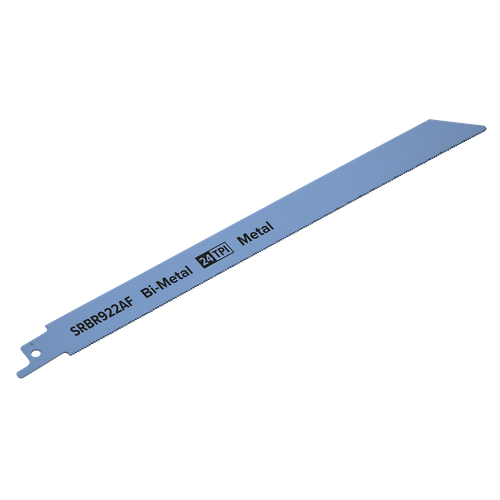 Sealey SRBR922AF Reciprocating Saw Blade for Metal 230mm 24tpi - Pack of 5