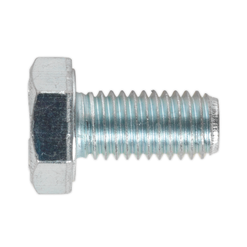 Sealey SS1020 8.8 Zinc Plated HT Setscrew M10 x 20mm, DIN 933 - Pack of 25