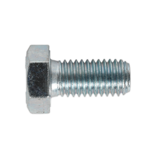 Sealey SS1225 8.8 Zinc Plated HT Setscrew M12 x 25mm, DIN 933 - Pack of 25
