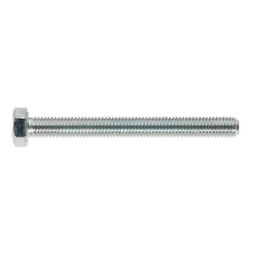 Sealey SS550 8.8 Zinc Plated HT Setscrew M5 x 50mm, DIN 933 - Pack of 50