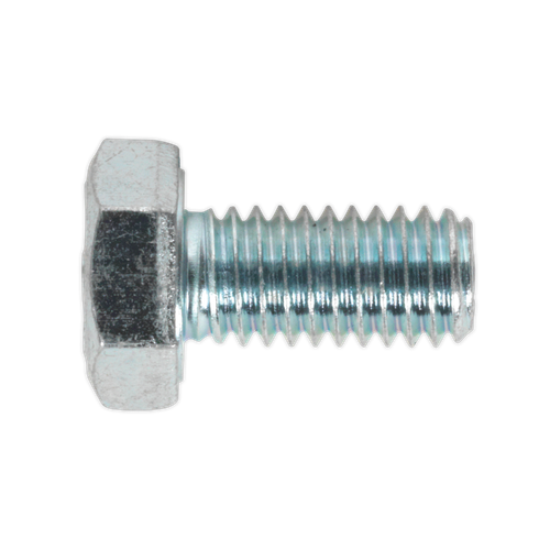 Sealey SS612 8.8 Zinc Plated HT Setscrew M6 x 12mm, DIN 933 - Pack of 50