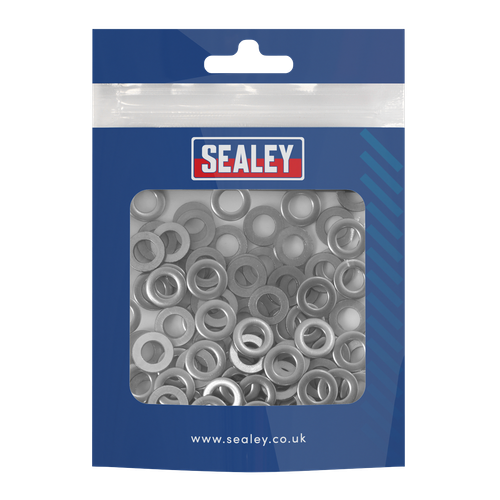 Sealey SSW6 Flat Washer Stainless Steel M6, DIN 125 - Pack of 100