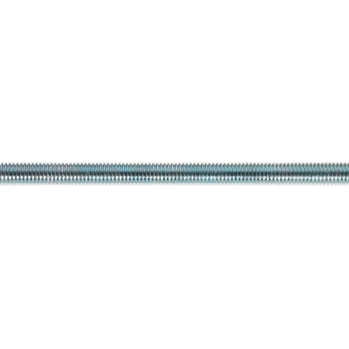 Sealey STUD6 Zinc Plated Threaded Rod M6 x 1m - Pack of 5