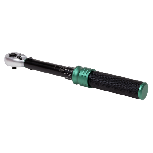 Premier Black STW901B Calibrated Micrometer Torque Wrench 1/4"Sq Drive 5-25Nm