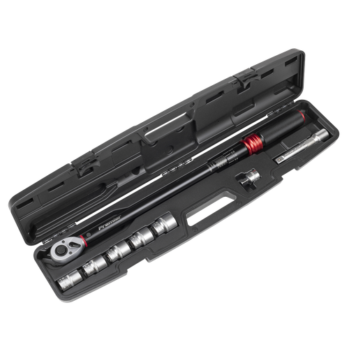 Premier Black STW915B Torque Wrench Set 1/2"Sq Drive 60-330Nm 8pc
