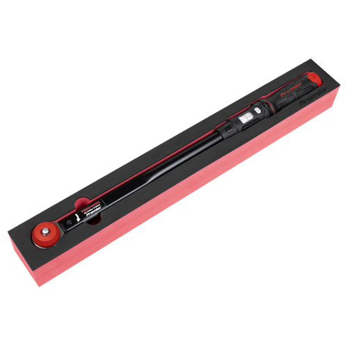 Premier Black STW925 Calibrated Micrometer Torque Wrench with 1/2"Sq Push-Through Drive 60-320Nm