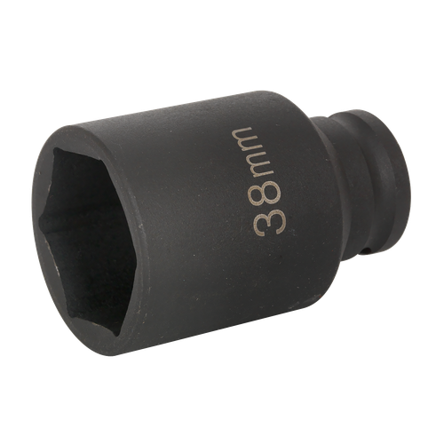 Sealey SX001 Deep Impact Socket 1/2"Sq Drive 38mm