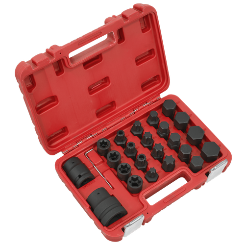 Sealey SX054 Impact Socket & Bit Set, 3/4"Sq & 1"Sq Drive 23pc
