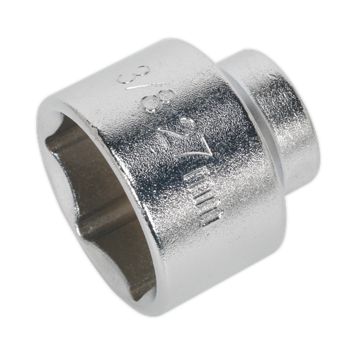 Sealey SX112 Low Profile Oil Filter Socket 3/8"Sq Drive 27mm