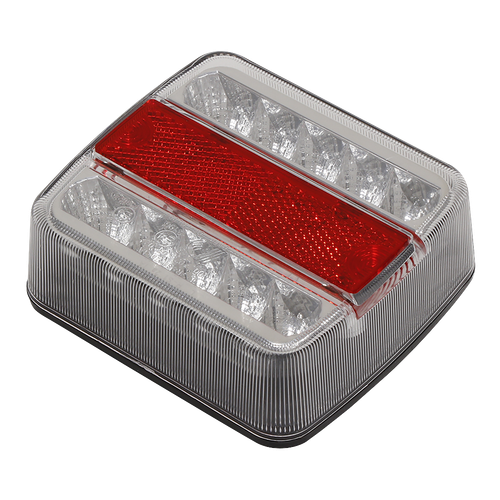 Sealey TB18LED Rear Square Lighting Cluster SMD LED 12V