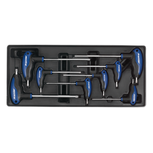 Premier TBT05 T-Handle TRX-Star* Key Set with Tool Tray 8pc