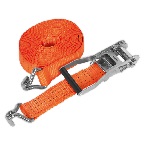 Sealey TD5010J Ratchet Strap Polyester Webbing 50mm x 10m 5000kg Breaking Strength
