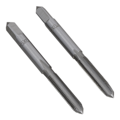 Sealey TSM5 Taper & Plug Tap Set M5 x 0.8mm 2pc