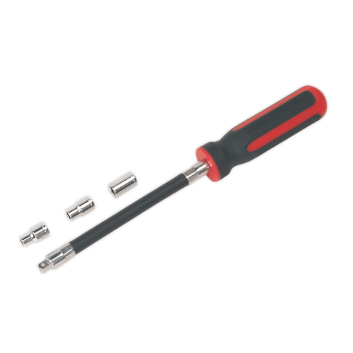 Premier VS063 Flexible Hose Clip Nut Driver Set 4pc