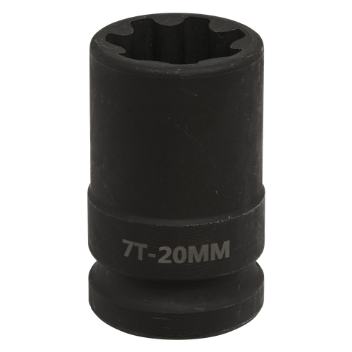 Sealey VS0986 Brake Caliper Socket 1/2"Sq Drive 20mm 7-Point