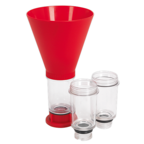 Sealey VS7101 Engine Oil Funnel 4pc - BMW/Fiat/Ford/Mazda/Mercedes/Toyota/Lexus/VAG