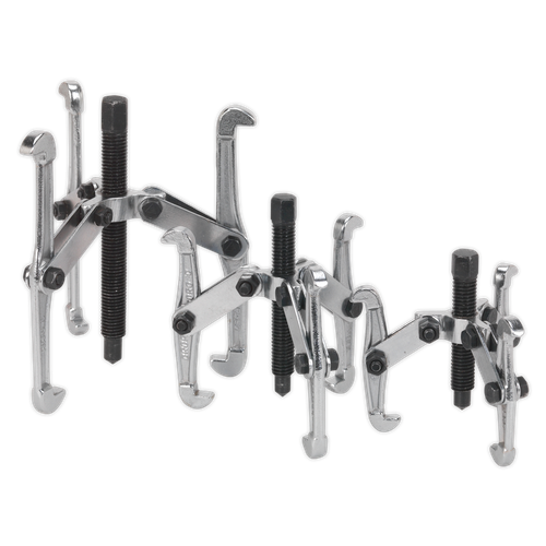 Sealey VS77 Reversible Triple Leg Puller Set 3pc