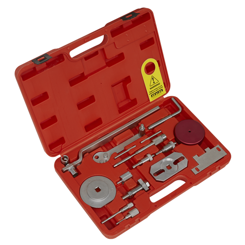 Sealey VSE5036 Diesel Engine Timing Tool Kit for Fiat, Ford, Iveco, PSA - 2.2D, 2.3D, 3.0D - Belt/Chain Drive