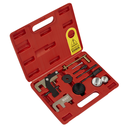 Sealey VSE5871A Diesel Engine Timing Tool Kit for Dacia, Mitsubishi, Nissan, Suzuki, GM 1.5D/1.9D/2.2D/2.5D - Belt Drive