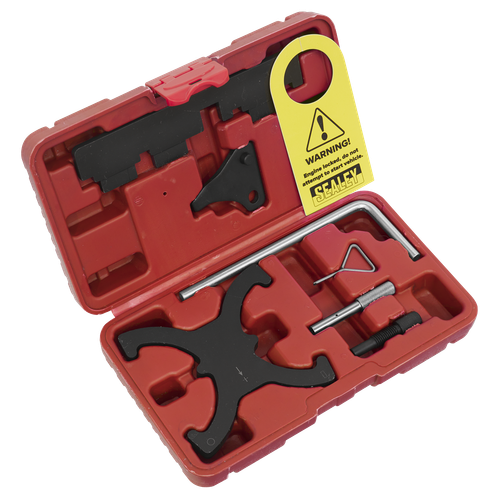 Sealey VSE6560A Petrol Engine Timing Tool Kit for Ford, Volvo 1.6 EcoBoost & 2.0D/2.2D Belt Drive