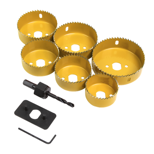 Worksafe WDLK Downlight Hole Saw Kit 9pc