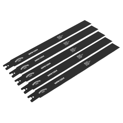 Worksafe WPS1004 Pipe Saw Blade 300 x 25 x 1mm 10-14tpi - Pack of 5