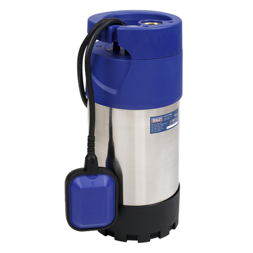 Sealey WPS92A Submersible Stainless Water Pump Automatic 92L/min 40m Head 230V