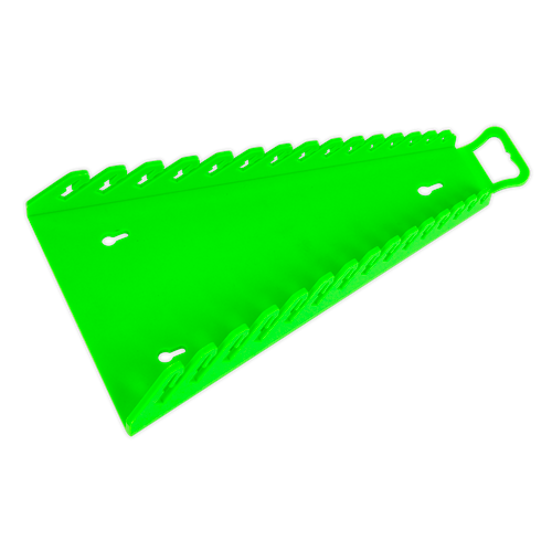 Premier WR09HV Reverse Spanner Rack Capacity 15 Spanners - Hi-Vis Green