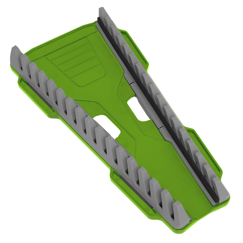 Premier WR11HV Reversible Spanner Rack 16pc - Hi-Vis Green
