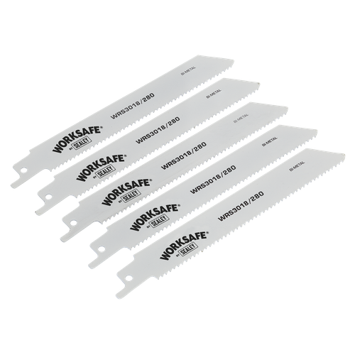 Worksafe WRS3018/280 Reciprocating Saw Blade 280mm 10tpi - Pack of 5