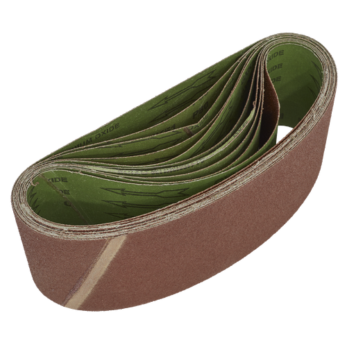 Worksafe WSB6180 100 x 610mm Sanding Belt 80Grit - Pack of 10