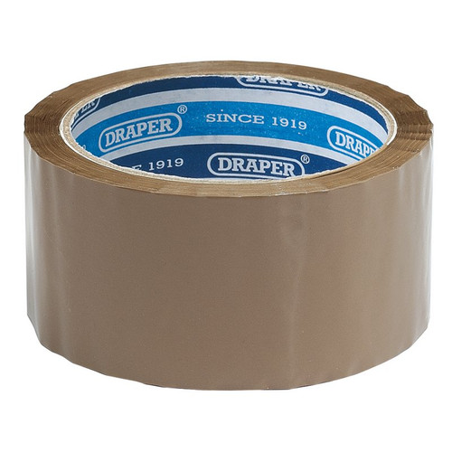 Draper 63388 Packing Tape Roll, 66m x 50mm