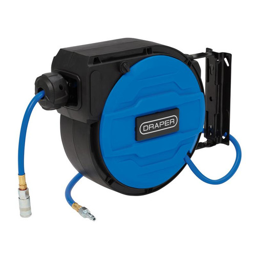 Draper 29662 Retractable Air Hose Reel, 12m, 8mm ID