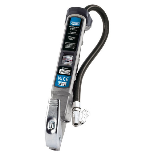 Draper Expert 16230 Professional Air Line Inflator with Lock-On Connector