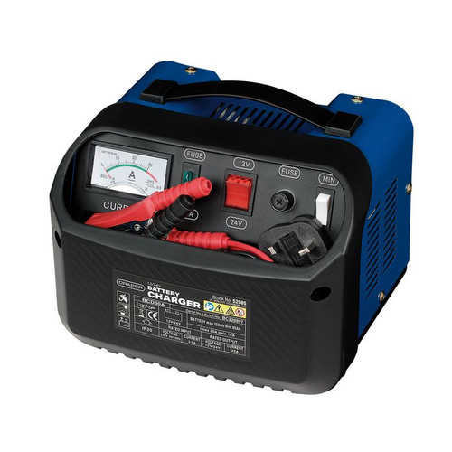 Draper 52985 12/24V Battery Charger, 16 - 20A