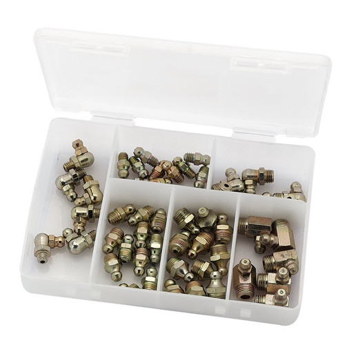 Draper 43961 50 Assorted BSPT Grease Nipples